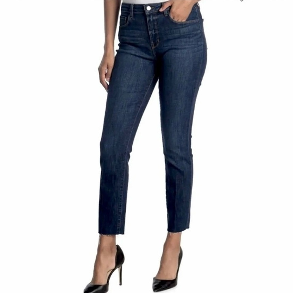 Luna High Rise Straight Leg Jeans | L'AGENCE